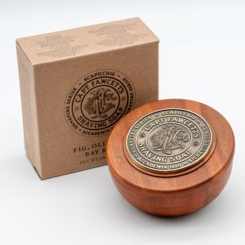 Captain Fawcett Scapicchio Fig, Olive & Bay Rum Shaving Soap 110g